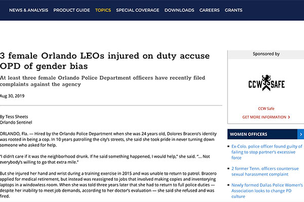 3 Female Orlando Leos Injured On Duty